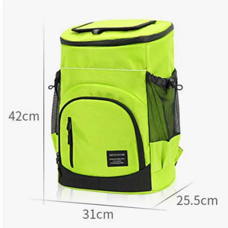 30l Kühlschrank tasche weicher großer isolierter Kühler Rucksack thermischer isothermer Kühlschrank Reisen Strand Eis Bier Rucksack
