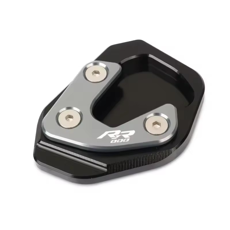 Motorfiets zijstandaard verlengstuk steunplaat vergrotingsstandaard voor qj motor srk 800rr srk 600rs srk 800 rr srk 600 rs: Champagne