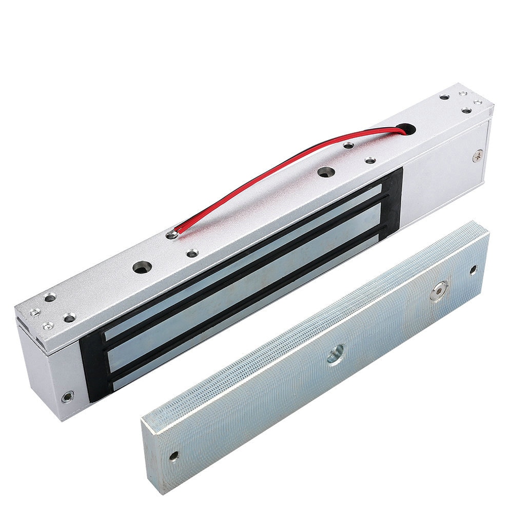 280 KG 600LB Enkele Deur 12 V Elektrische Slot Voor Deur Magnetische Elektromagnetische Lock Holding Force Voor Toegangscontrole met LED Licht