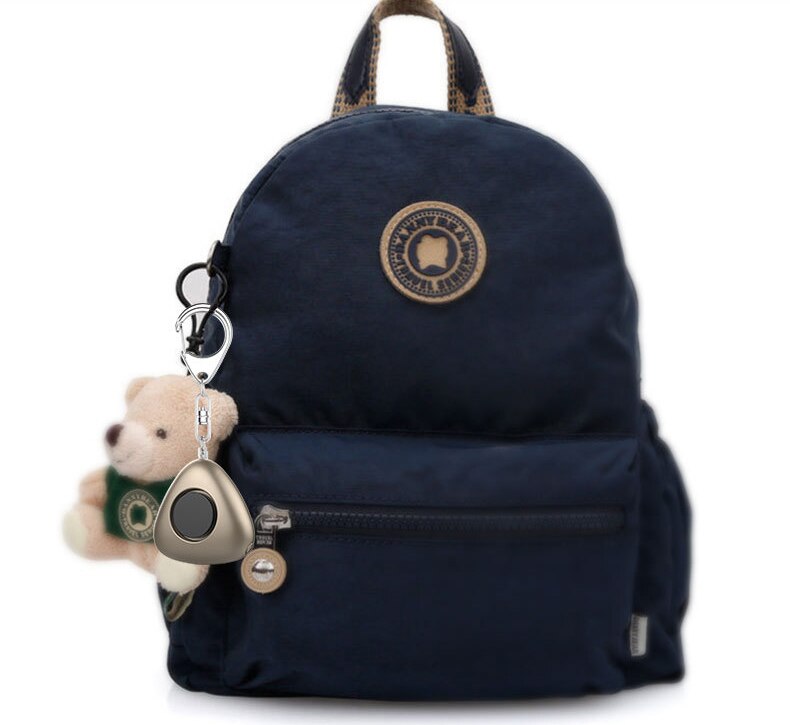 Mini defensewomen elderly personal security alarm alert defender emergency panic alarm with LED light