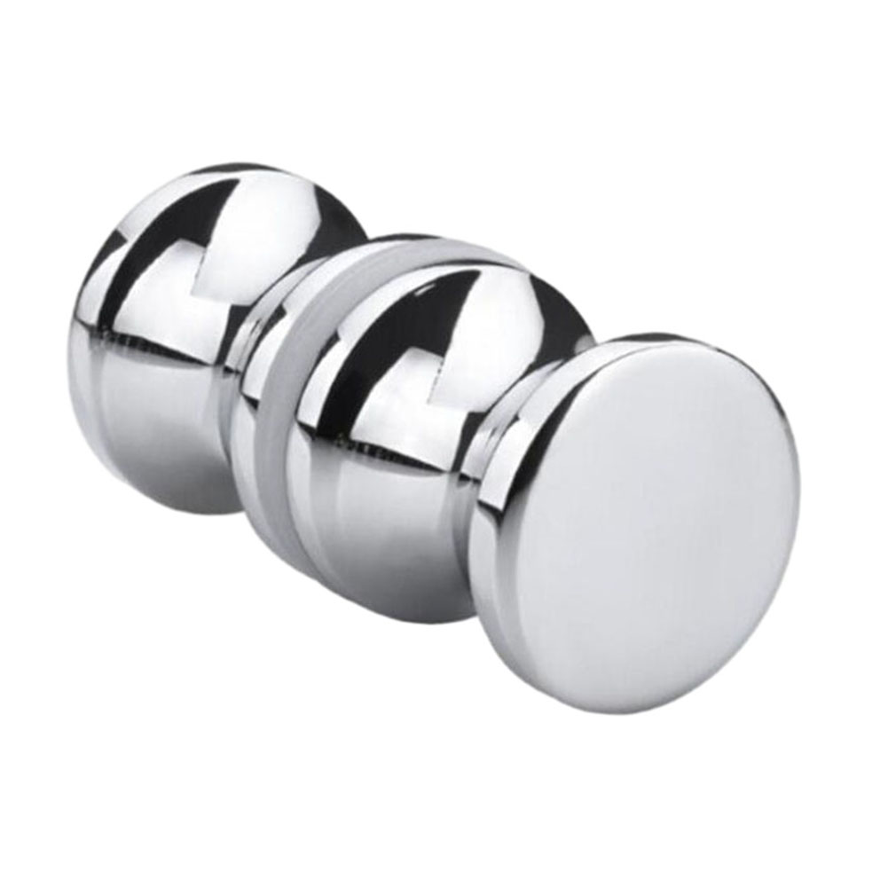 Aluminiumlegering Back-to-Back Glazen Deurknop Puller Push Enkele Glazen Deurknop Badkamer Douchekast Handvat Home Hardware: MULTI