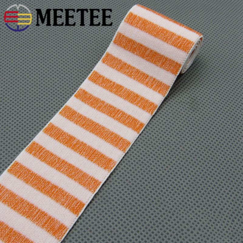 2 mètres bande élastique bandes 40mm sangle élastique Ribbbons vêtements sacs pantalons élastique en caoutchouc sangle bricolage accessoires de couture