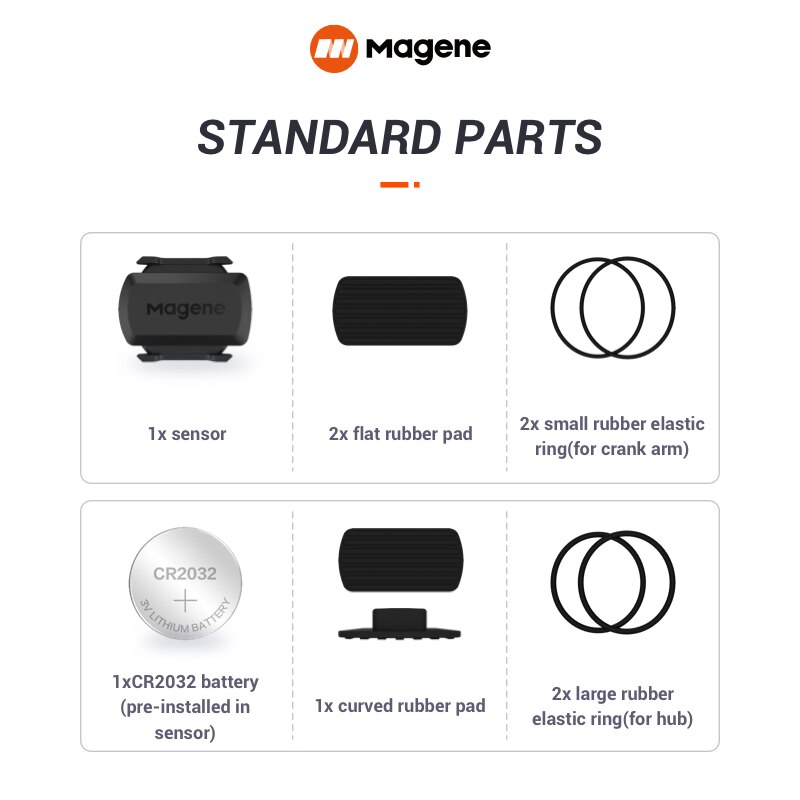 magene Bike Computer Cycling Cadence Sensor Speedometer Bicycle ANT+ Bluetooth 4.0 Wireless Cycle Computer