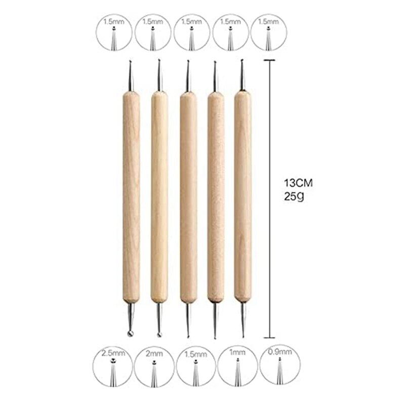 42 Pcs Clay Sculpting Tools, Polymer Clay Set, Modeling Clay Tools Set, Ceramic Tools, Pottery Carving Tools