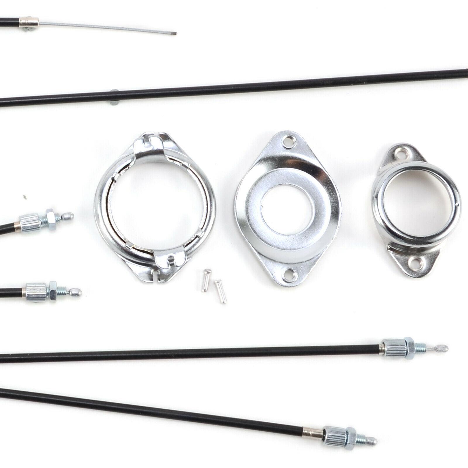 BMX Bike Gyro Brake Cables Front Rear Upper Lower Cables Set Rotor