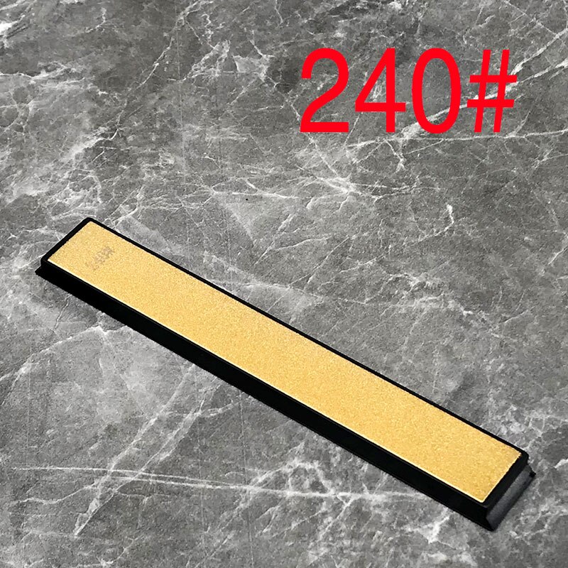 Cuchillo de titanio para afilar cuchillos de cocina, piedra de afilar, fácil de llevar: Grit 240