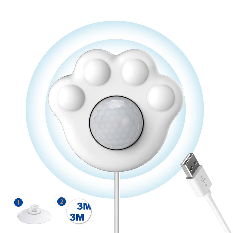 Automatic Cat Water Fountain Sensor Smart Motion Sensor Switch Flower Intelligent Infrared USB Detector Water Drinker Supplies: C-Sensor