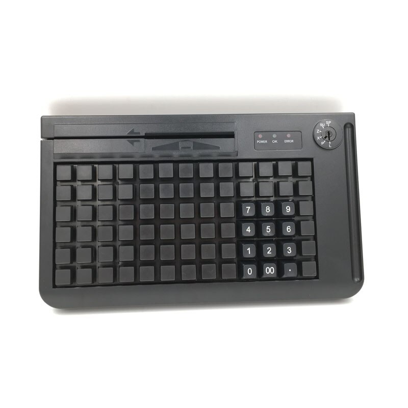 KB78 avec 78 commutateurs, bonne sensation tactile disponible en USB et PS/2 Interface 78 touches clavier POS