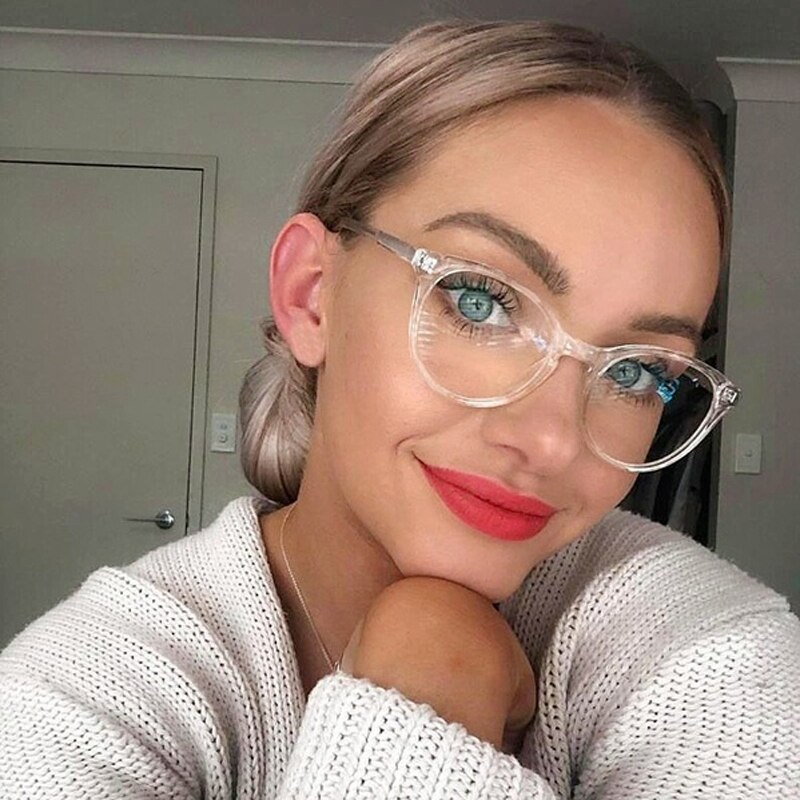 ZUEE Blue Light Glasses Clear Regular Computer Gaming Glasses Women/Men Eyewear Improve Comfort Anti Blue Ray Eyeglasses
