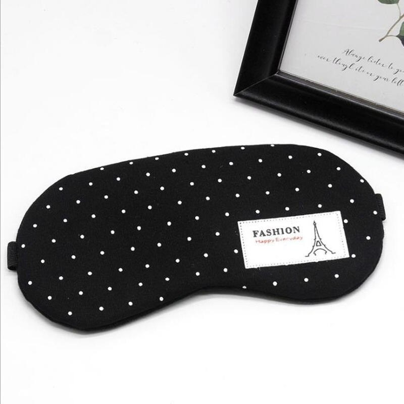 Sleeping Mask Natural Sleeping Eye Mask Eyeshade Cover Shade Eye Patch Travel Relax Sleeping Women Men Soft Blindfold Eyepatch: 3