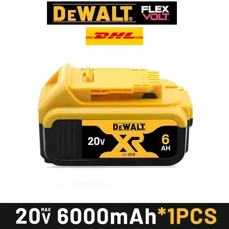 DEWALT 20V lithium ion battery, dewalt power tool DCB606, DCB205，DCB206，DCBGene，DCB200 MAX，20V，60V， 6AH,9AH,dewalt batteries: Orange