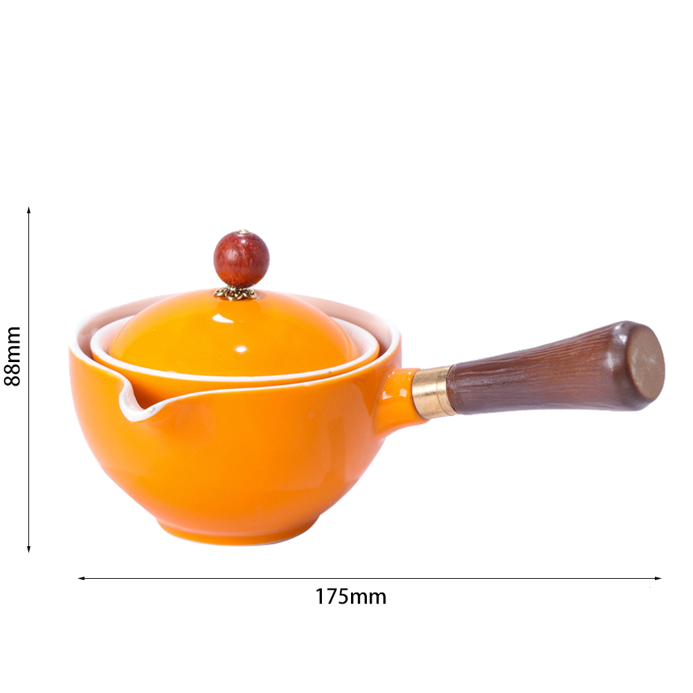 360 ° Roterende Keramische Theepot Theewaar Draagbare Chinese Gongfu Kung Fu Thee Cup Set Cradle-Type Semi-Automatische Thee Maker thee Set: K
