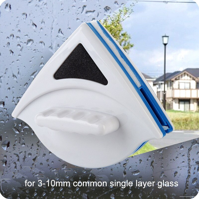 Dobbeltsidet magnetisk glasbørste husholdningsvinduesviskerglasrens til vask af vinduesglasrengøringsbørster: 3-10mm tykt glas