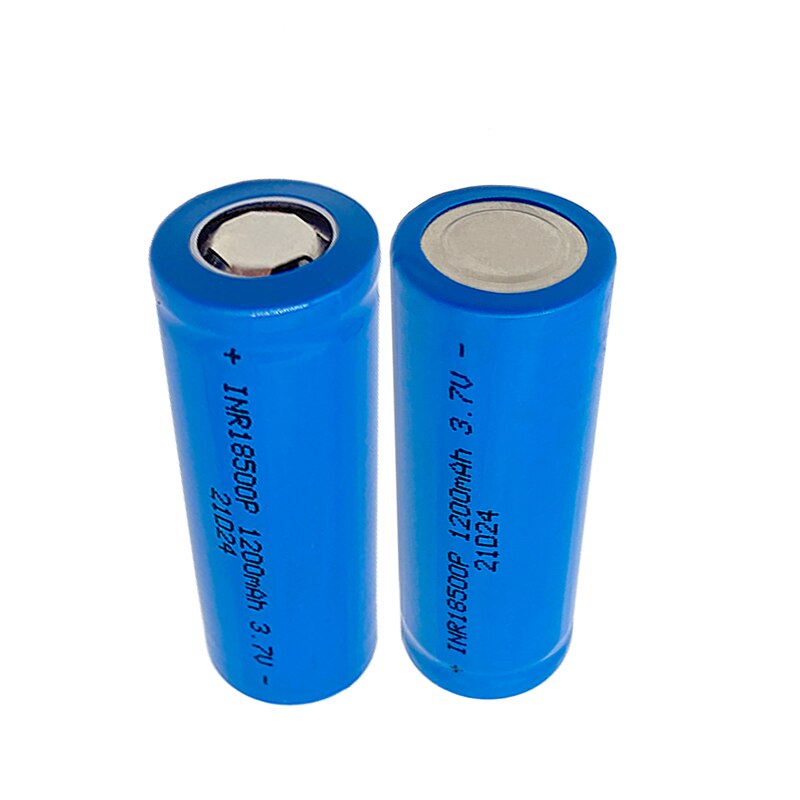 18500 battery 3.7V 1200mAh rechargeable lithium ion battery,3.7V For strong light flashlight anti-light special lithium battery