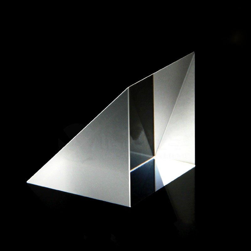 Prisma óptico superfino K9, ángulo recto, prisma Triangular interno, reflejo, ángulo recto