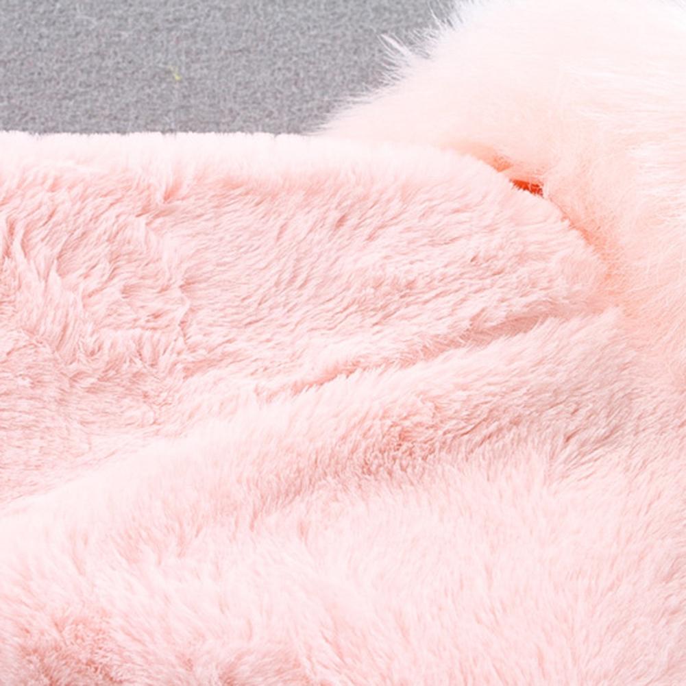 Breathable Coats Kids Girl Baby Autumn Winter Comfort Soft Long-Sleeve Fleece Loose Version Thicken Embroidery Fur Clothing