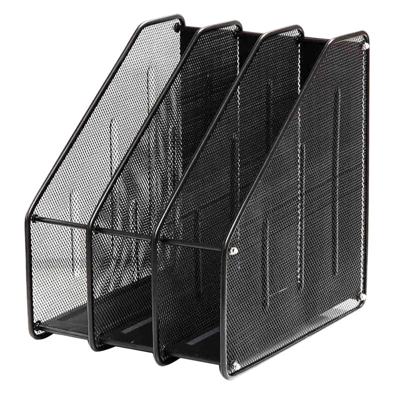 Magazine Rack Office Storage Box Desktop File Rack Desktop A4 Document Organizer for School Office Home Files Storage