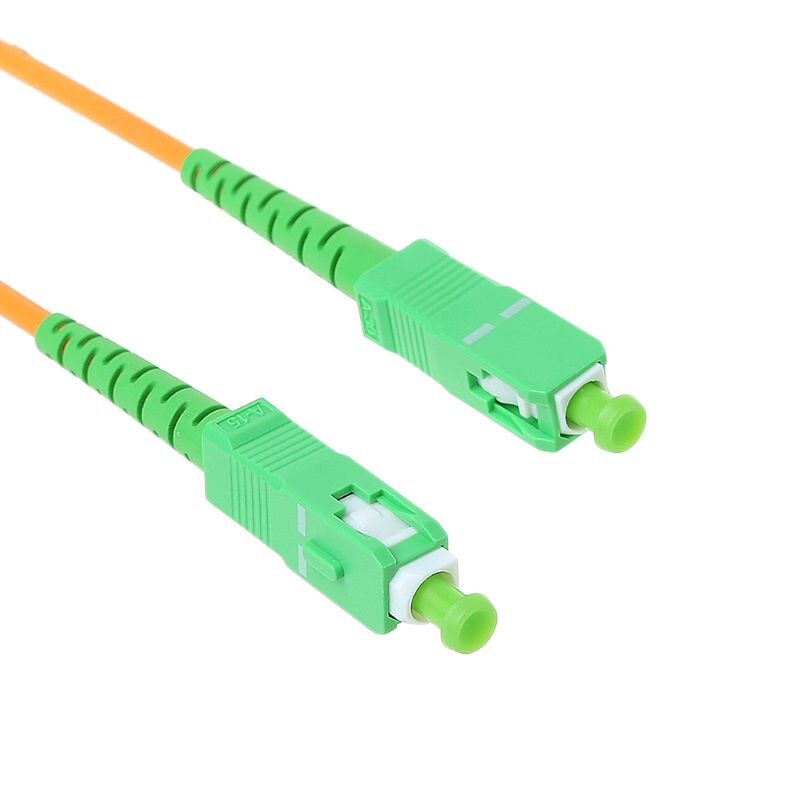 1 Pc Fiber Optic Extension Cable, SC/APC-SC/APC-SM 3mm Fiber Optic Jumper Cable Single Mode Extension Patch Cord