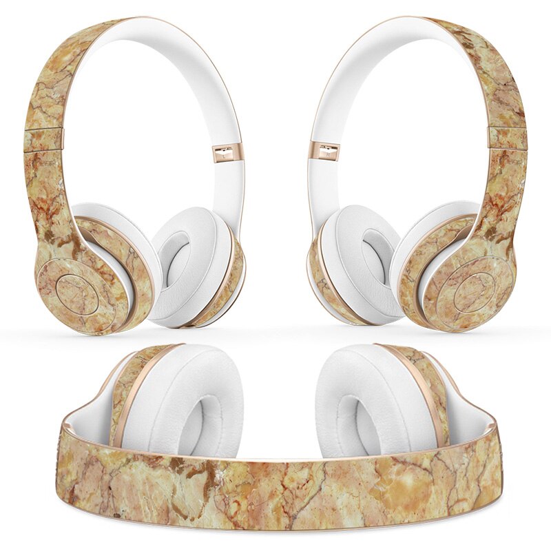 Marbling Headphone Sticker for Beats Solo 2 solo 3 Wireless Headphone skin sticker for solo2 solo3 vinyl sticker: TN-Solo2-0190