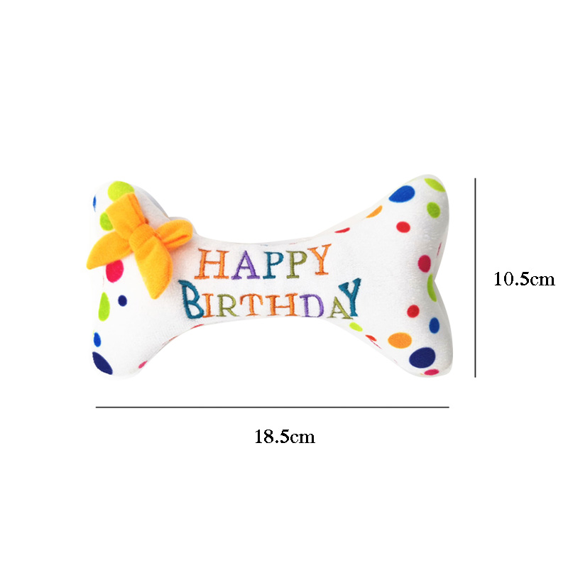 Juguetes de peluche con forma de pastel de cumpleaños para perro, mordedor de entrenamiento para cachorro y gato, juguete suave, suministros de accesorios para mascotas