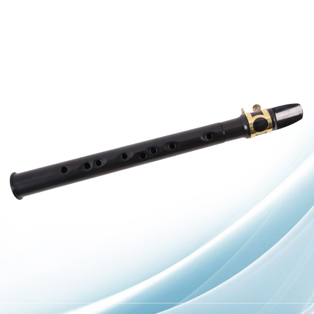 1Pc Saxophone Durable Practical Pocket Trumpet Pocket Saxophone Mini Plastic Sax Plastic Wind Instruments for Children K