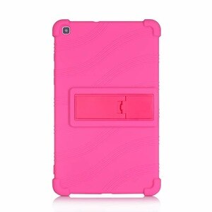 Child Shockproof Silicon Case For Samusng Galaxy Tab A 8.0 inch T290 SM-T290 T295 T297 Kickstand Tablet Shell Case Cover #S: rosered