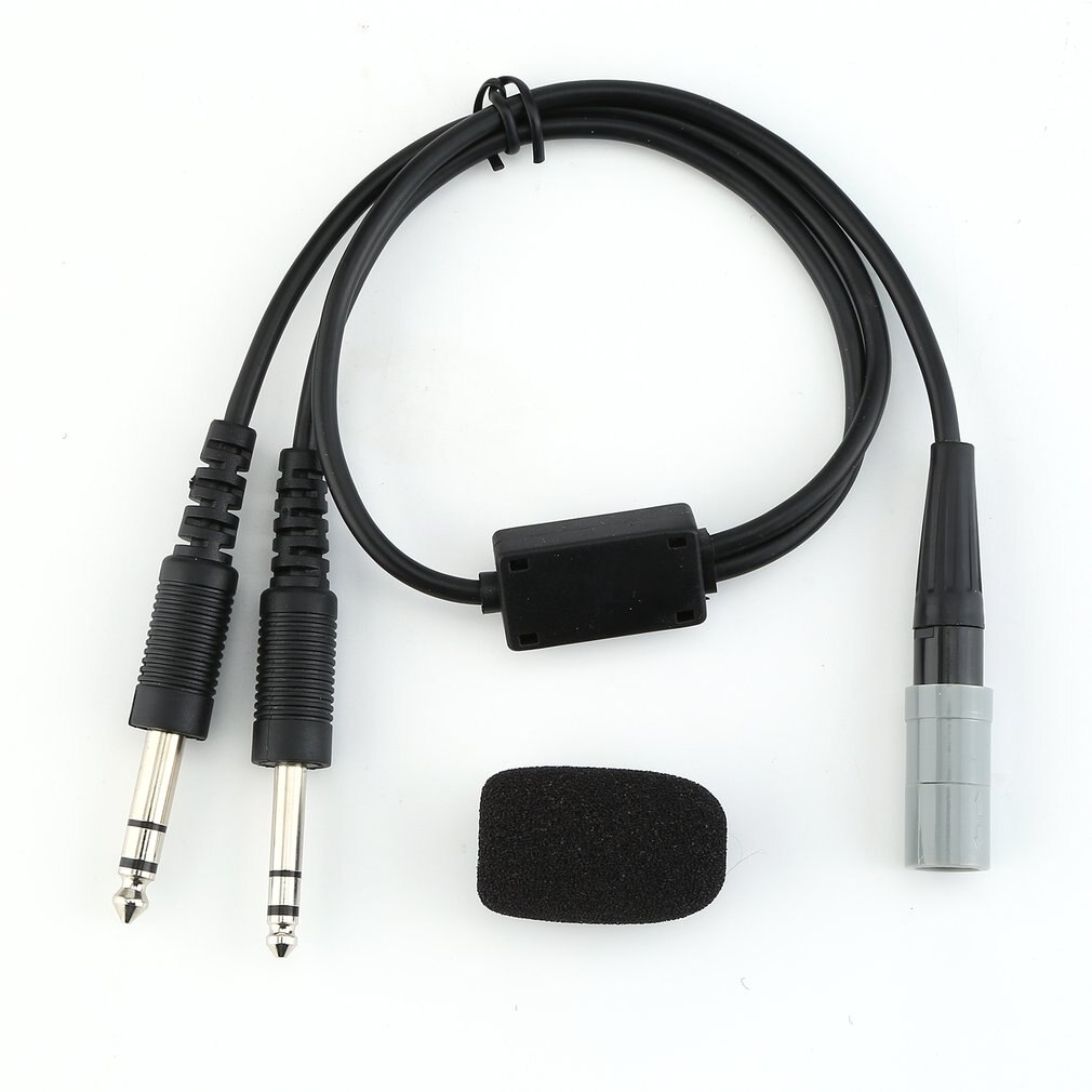 For bose  a20 lemo 6 pin til general aviation twin plugger adapter aviation headset mikrofonsvamp