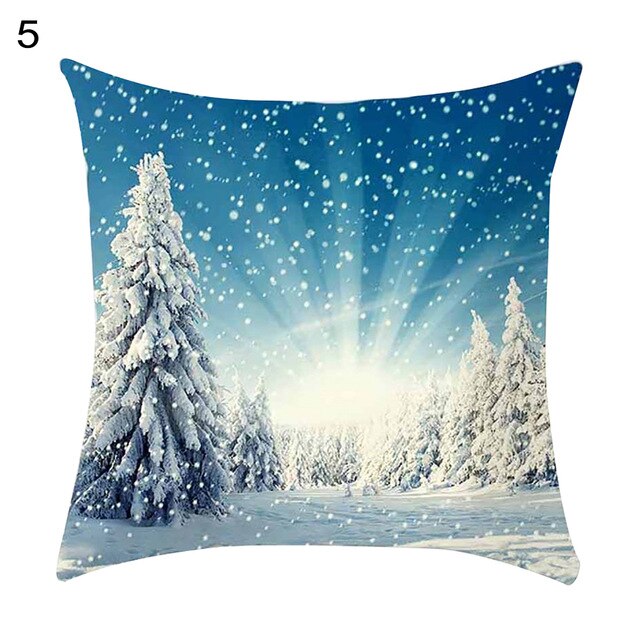 45 * 45cm julesnemand pudebetræk seng bilpynt hjem hotel børneværelse julepynt blødt og behageligt.