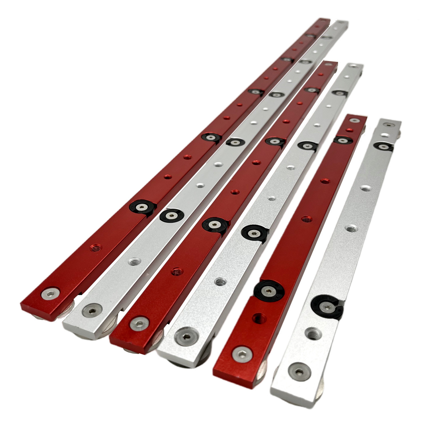 T Track Verstekstang Slider, Aluminium Verstekstang, Jig en Armatuur Bar Slider Tafelzaag Gauge Rod, T Slot Verstekmeter Slider