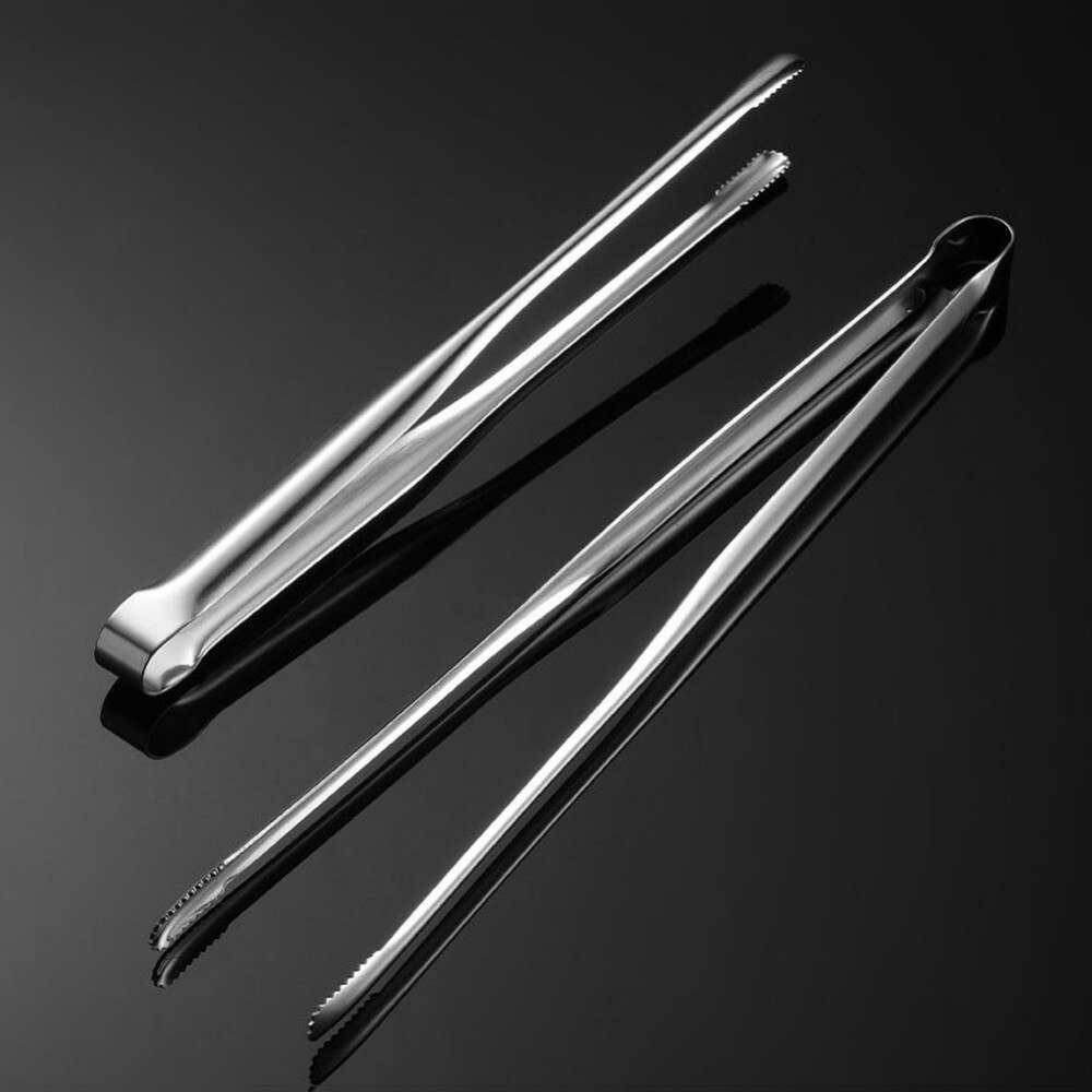 Stainless Steel Food Tongs Thicken Buffet Tools Anti Heat Bread Clip Pastry Clamp Barbecue Kitchen Tongs Kitchen Accessories