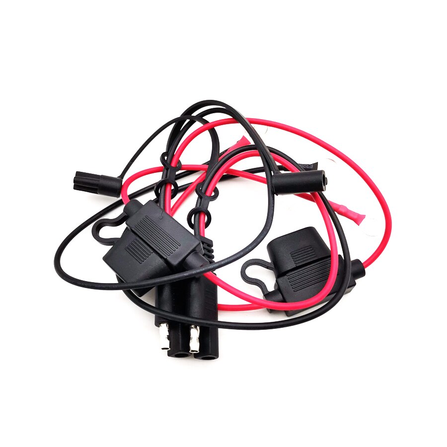 2pcs/lot Motorcycle Battery Charger Terminal To SAE Quick Disconnect Cable 12V