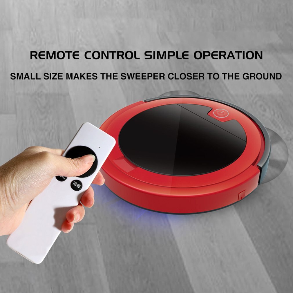 Intelligent Sweeping Robot With Remote Control Single Mop Dust Collector Home Sweeping Robot Floor Cleaning Tools