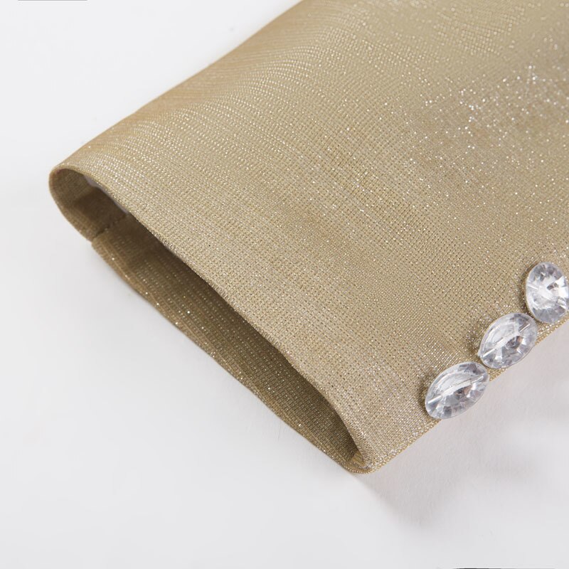 Pyjtrl herr gradient färg glänsande guld silver slim fit kavaj scen sångare kostym jacka bröllop brudgum bal smoking kostym