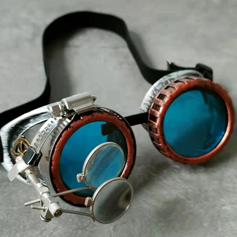 Retro skibrillen vintage steampunk brillen motorbrillen voor dames en heren  n0hf
