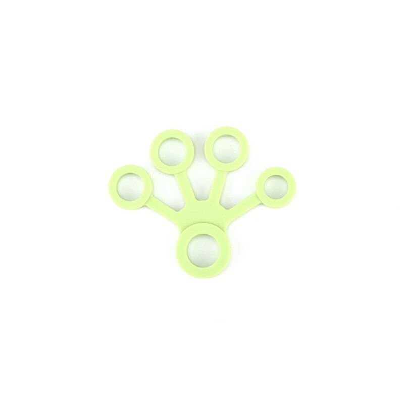 Decompressie Antistress Vinger Trainer Ring Training Vinger Zintuiglijke Speelgoed Voor Autisme Adhd Verhogen Focus Zintuiglijke: Licht Groen