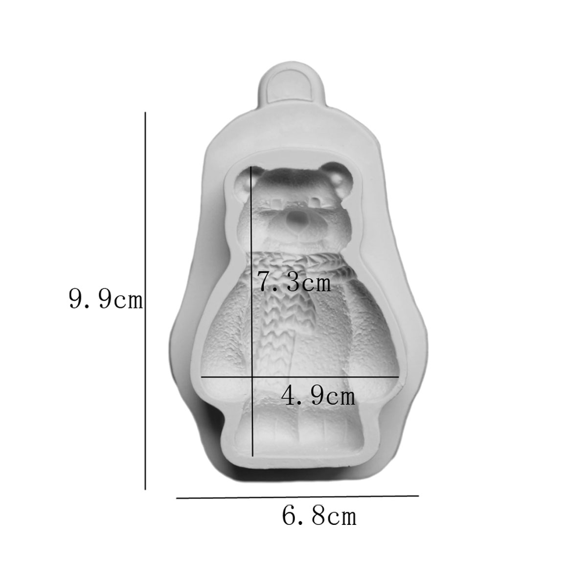 Tomteserien ren &amp; tomte &amp; isbjörn silikonform fondant tårtdekorverktyg gumpaste sugarcraft chokladformar bakverktyg: Yx1630