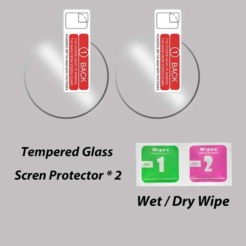 Glas til polar unite ignite 2 vantage  v2 m2 v skærmbeskytter hærdet glas 9h ridsefast beskyttelsesfilm tilbehør: Sort / Serie 7 41mm