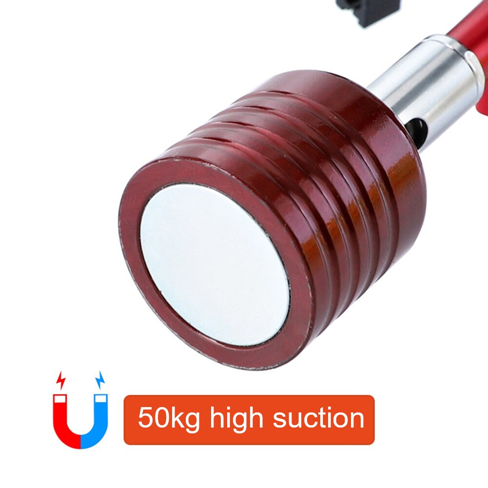 Mini Universal Flexible Dial Test Indicator Magnetic Base Holder Stand Dial Test Indicator Tool Magnetic Correction Gauge Stand