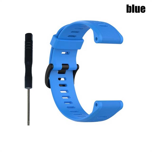Sports Silicone Strap For Garmin Forerunner 965 955 Solar 945 935 745 Strap Replacement Wristband Bracelet Watchband: Blue