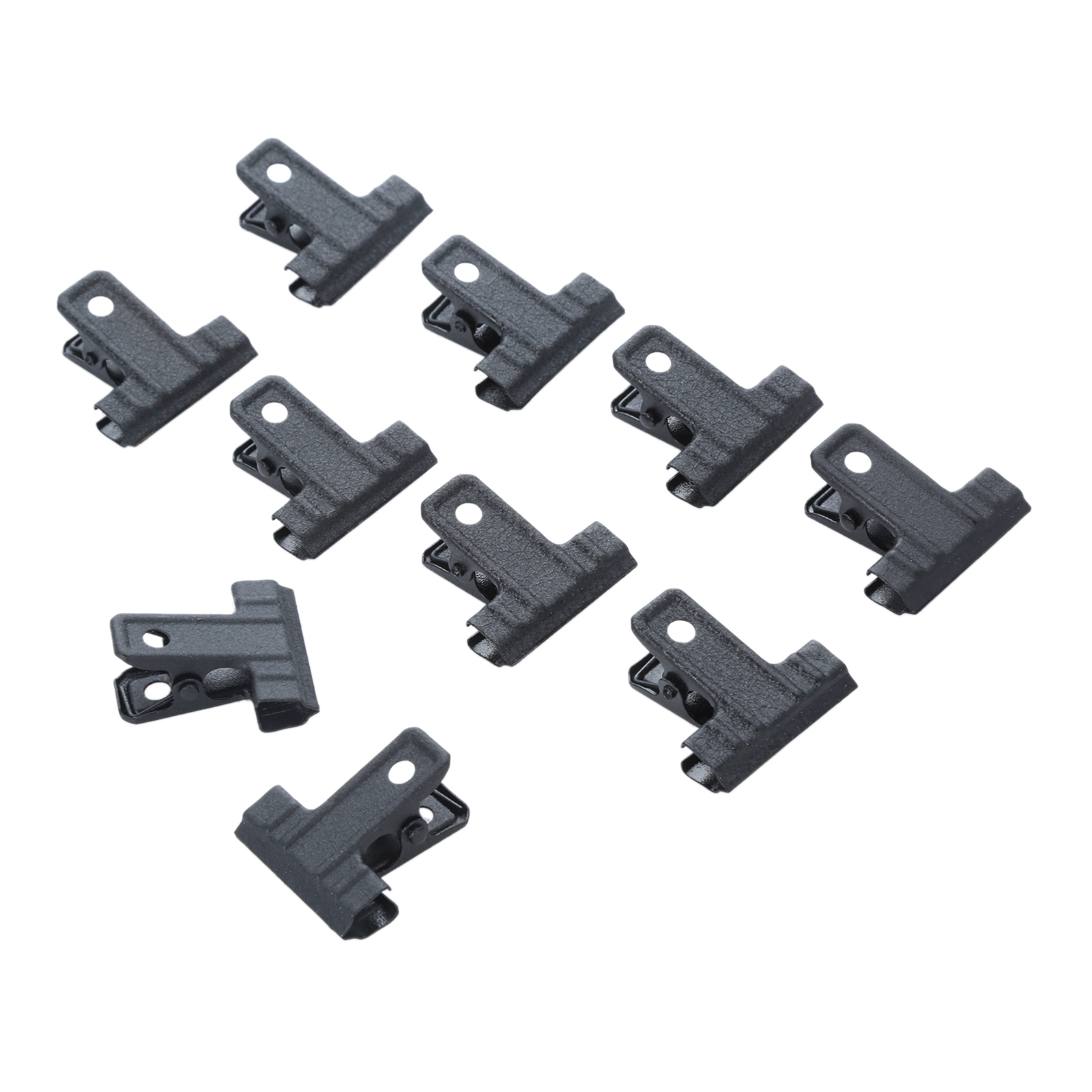 10Pcs Binder Clips Bulldog Letter Clips MetalBlack Metal Paper File 30mm Binder Clip Stationary Office school home Supplies