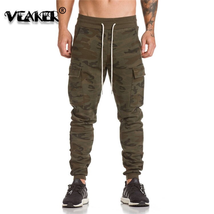 Camouflage joggingbroek heren joggingbroeken heren casual lange broeken sportkleding plus size m -3xl
