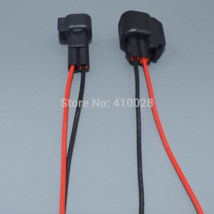 shhworldsea EV6 EV14 USCAR Fuel Injector Connector Wiring Plugs Pigtail Wire for Dodge LS2 LS3 LS7 GM Ford Dodge Jeep Mustang