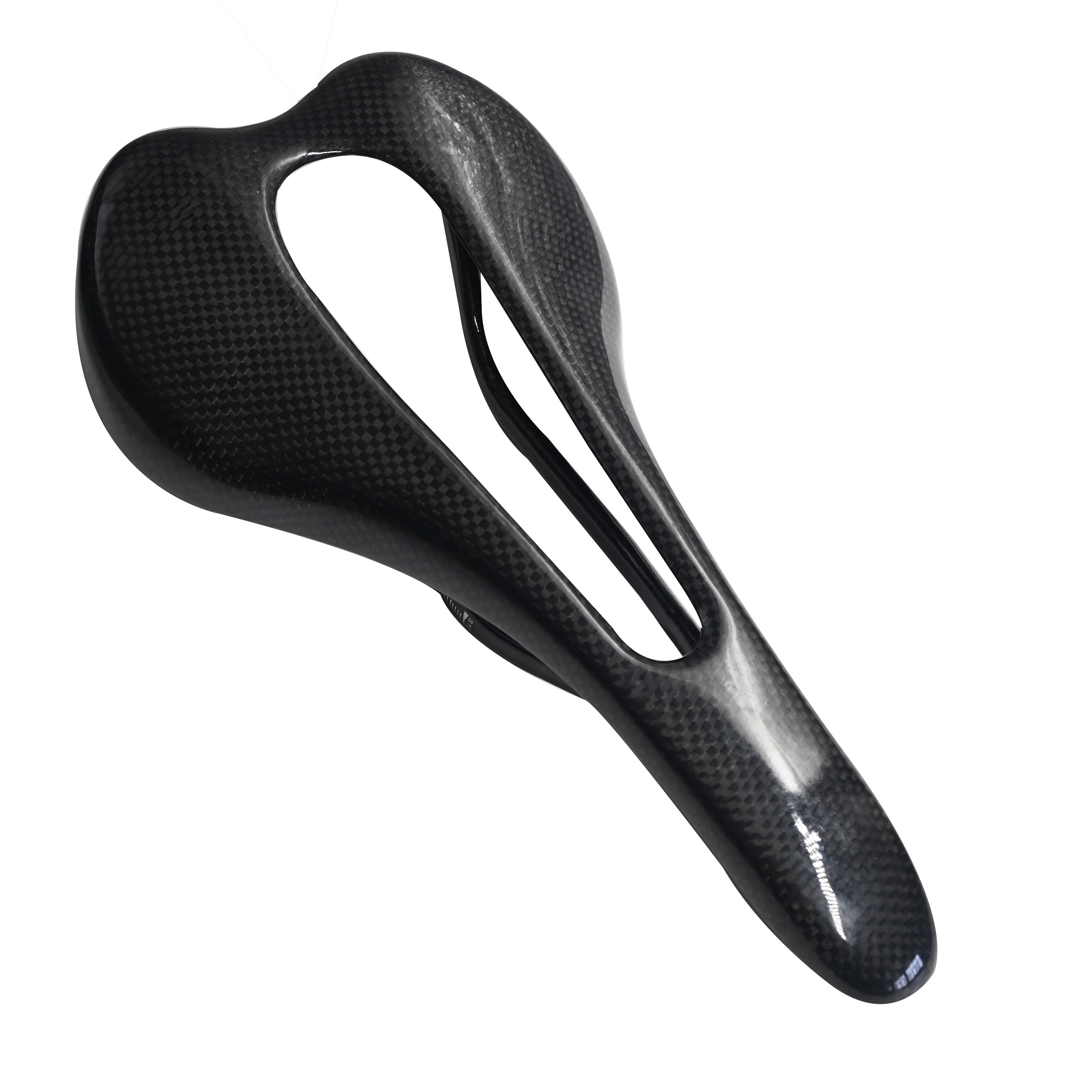 Carbon fiber large hollow saddle ultralight fiber saddle road bike mountain bike seat cushion bicycle parts: Default Title