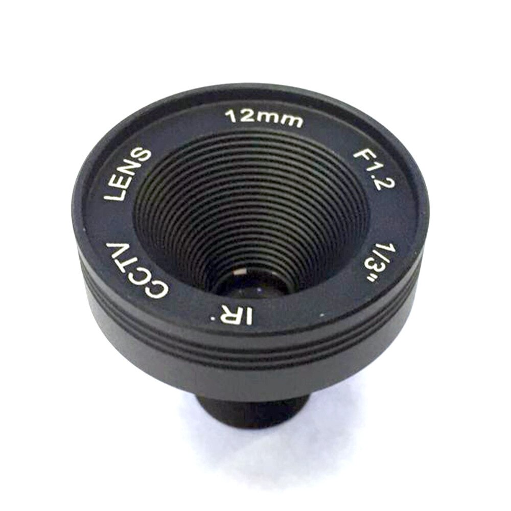 1/3" F1.2 CCTV Fixed Iris IR Infrared 12mm lens M12 Mount Lens For Security CCTV Camera