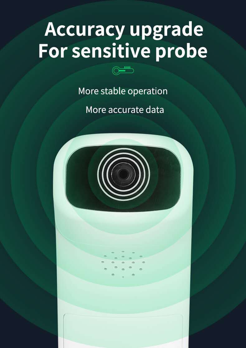 Strona główna odkryty ludzki termometr robić pomiaru temperatury ciała trzykolorowy wyświetlacz temperatury szybki pomiar termometr na czoło