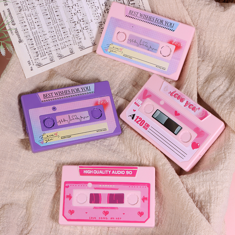 Tarjeta de grabación de voz, cinta, tarjeta de felicitación grabable en 60 segundos, tarjeta musical de grabación DIY, de cumpleaños de aniversario del Día de San Valentín