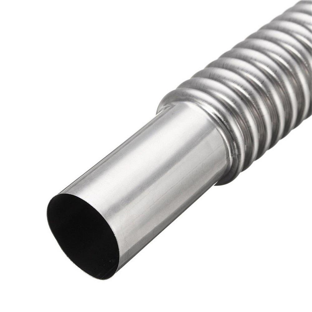 120cm Exhaust Muffler Silencer Stainless Steel Pipe Silencer Heater Kit Car Air Diesel Heater Auto Replacement Parts