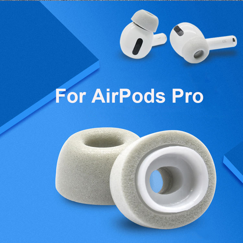 Anti Slip Earbud Tips For Airpods Pro Memory Foam Cover Earphone Tips Noise Reduction Soundproof Earplug For AirPods 3