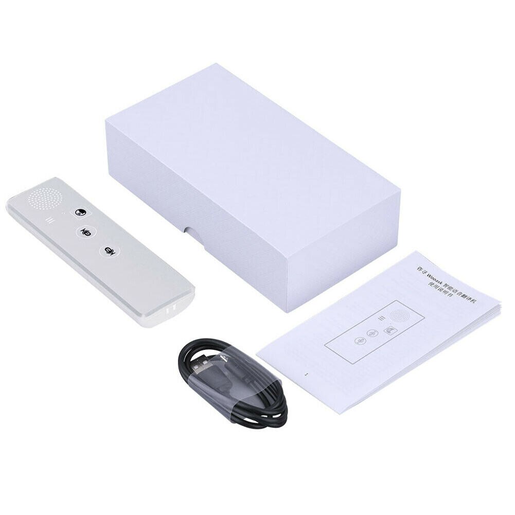 Smart Voice Translator T3 Bluetooth4.2 Intelligent Real Time Interpreter dating Translator 40 Languages Travel Tradukisto