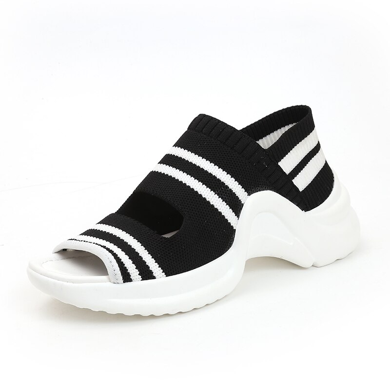 sommer Frauen Sandalen lässig Keile Komfortable Gittergewebe Atmungsaktive Schuhe Frau lässig Plattform Sandalen frauen schuhe mujer & 104